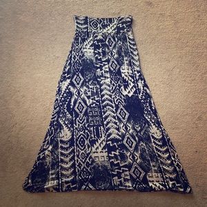 Tribal Maxi Skirt